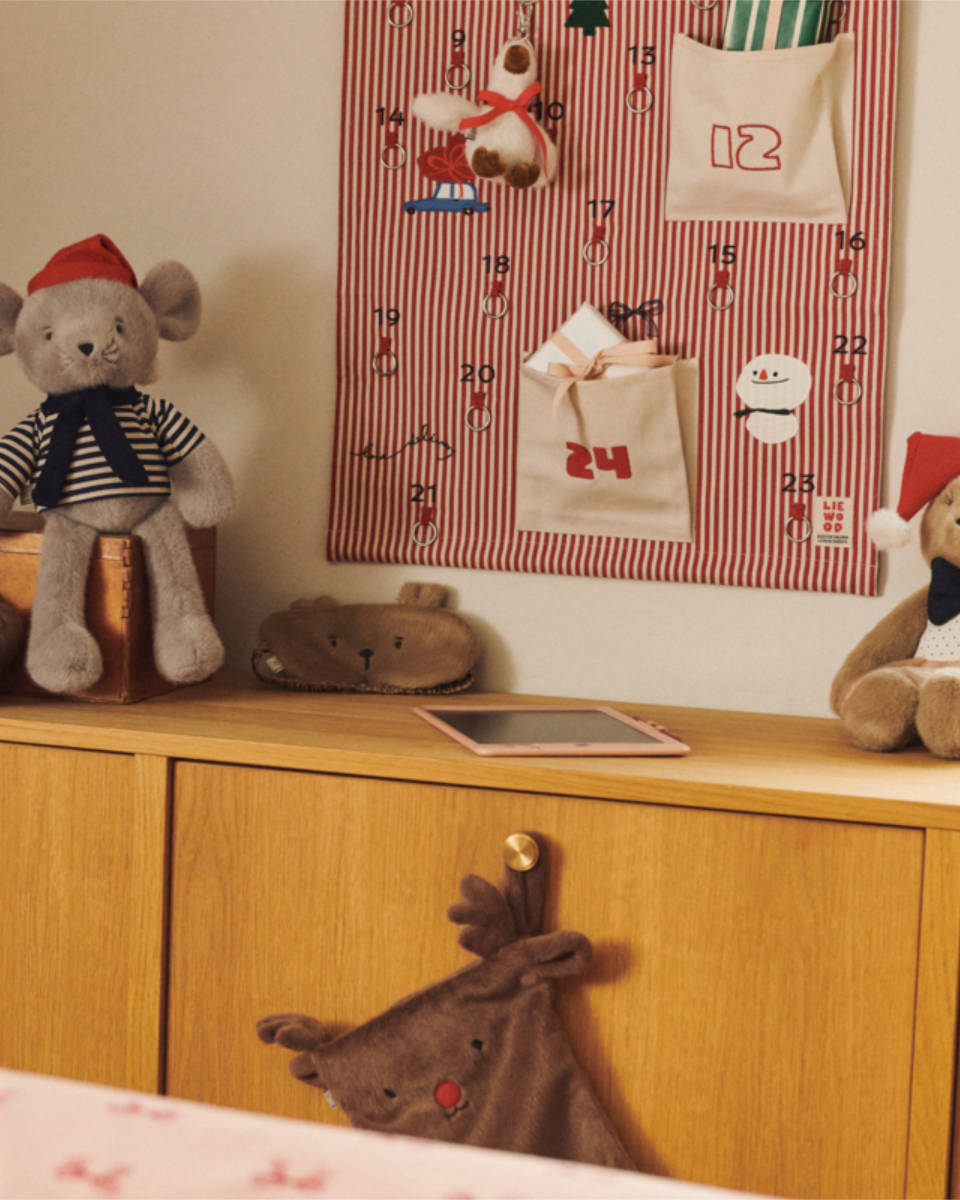 Liewood Raina Kerstsok met Rendiermotief