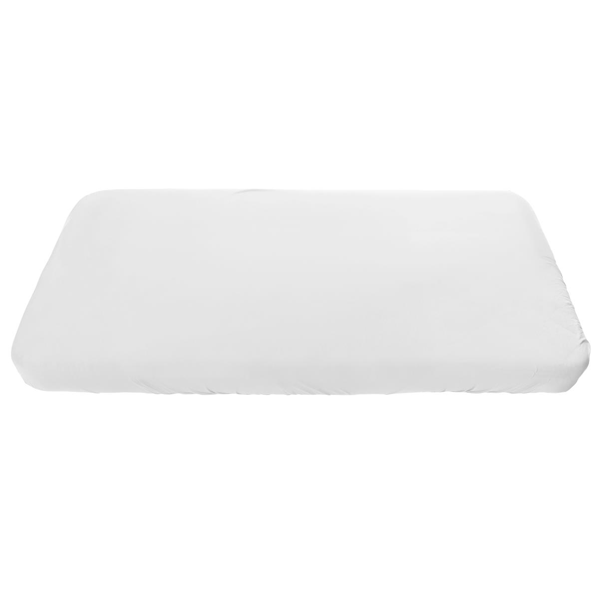 Sebra Jersey Bettlaken Junior & Grow Weiß 90x160 cm