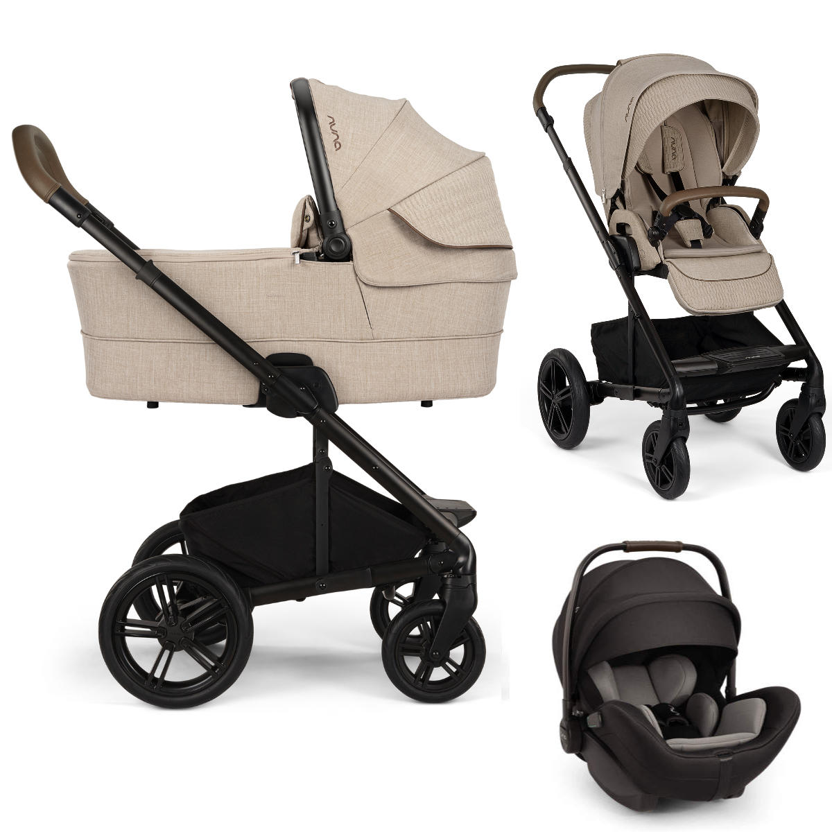 Nuna MIXX Next Kinderwagen Set 3-in-1 incl. Nuna ARRA Flex i-Size Autostoel
