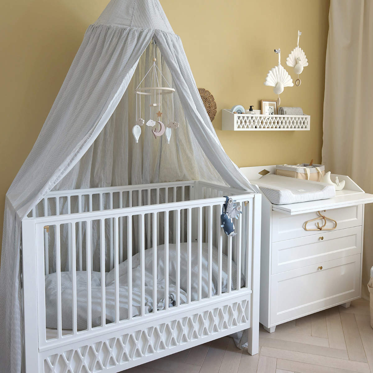 Cam Cam Copenhagen Harlequin Babybed, 60x120cm, FSC Mix