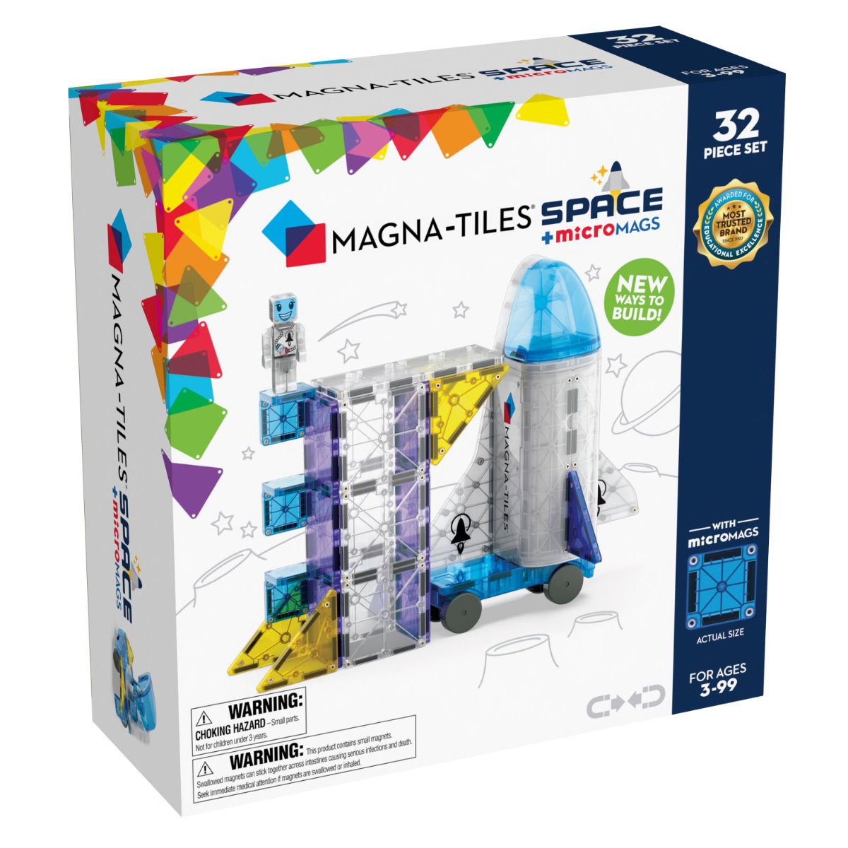 Magna-Tiles Space + microMAGS - 32-delig