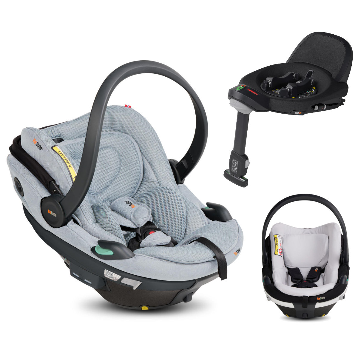 BeSafe Go Beyond² i-Size Babyschaal incl. Beyond ISOFIX Base + Gratis zomerhoes