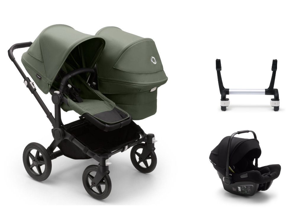 Bugaboo Donkey 5 Duo Kinderwagen Set 3-in-1 incl. Bugaboo Otter by Nuna Autostoeltje