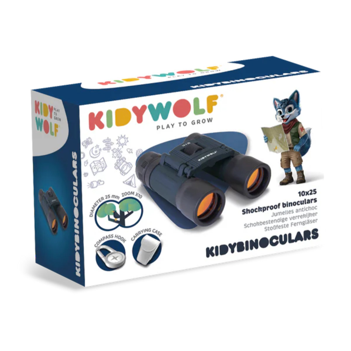 Kidywolf schokbestendige verrekijker voor kinderen