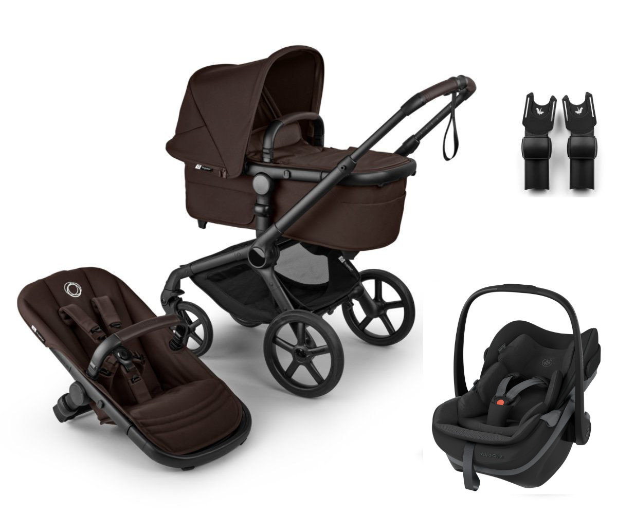 Bugaboo Fox 5 Renew Kinderwagen in Bruin - Schuine Aanblik