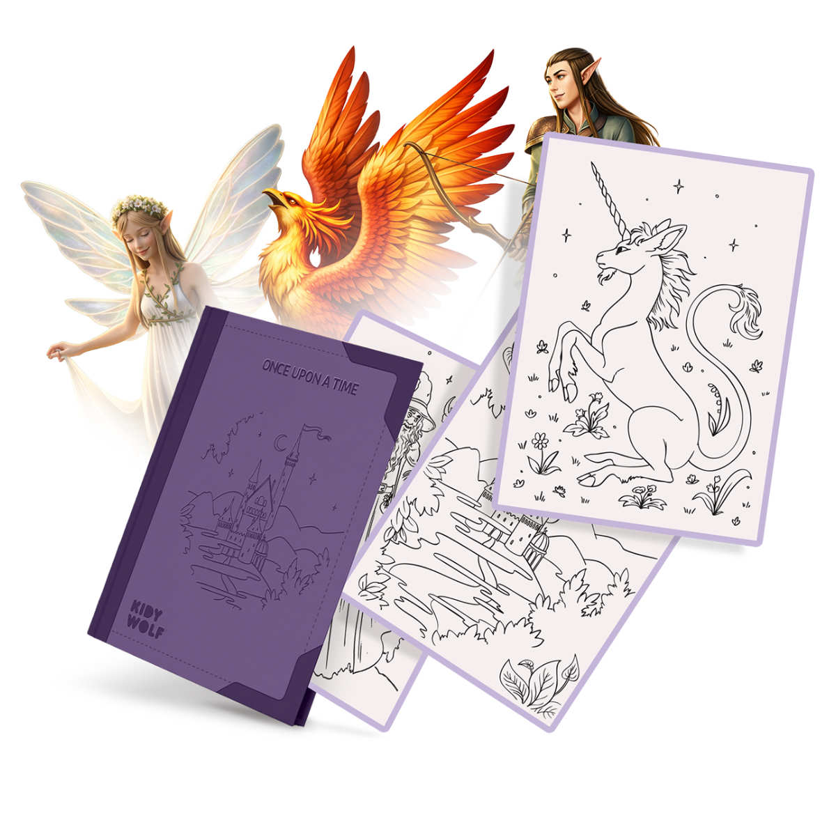 Kidywolf Navulset voor Kidydraw Pad