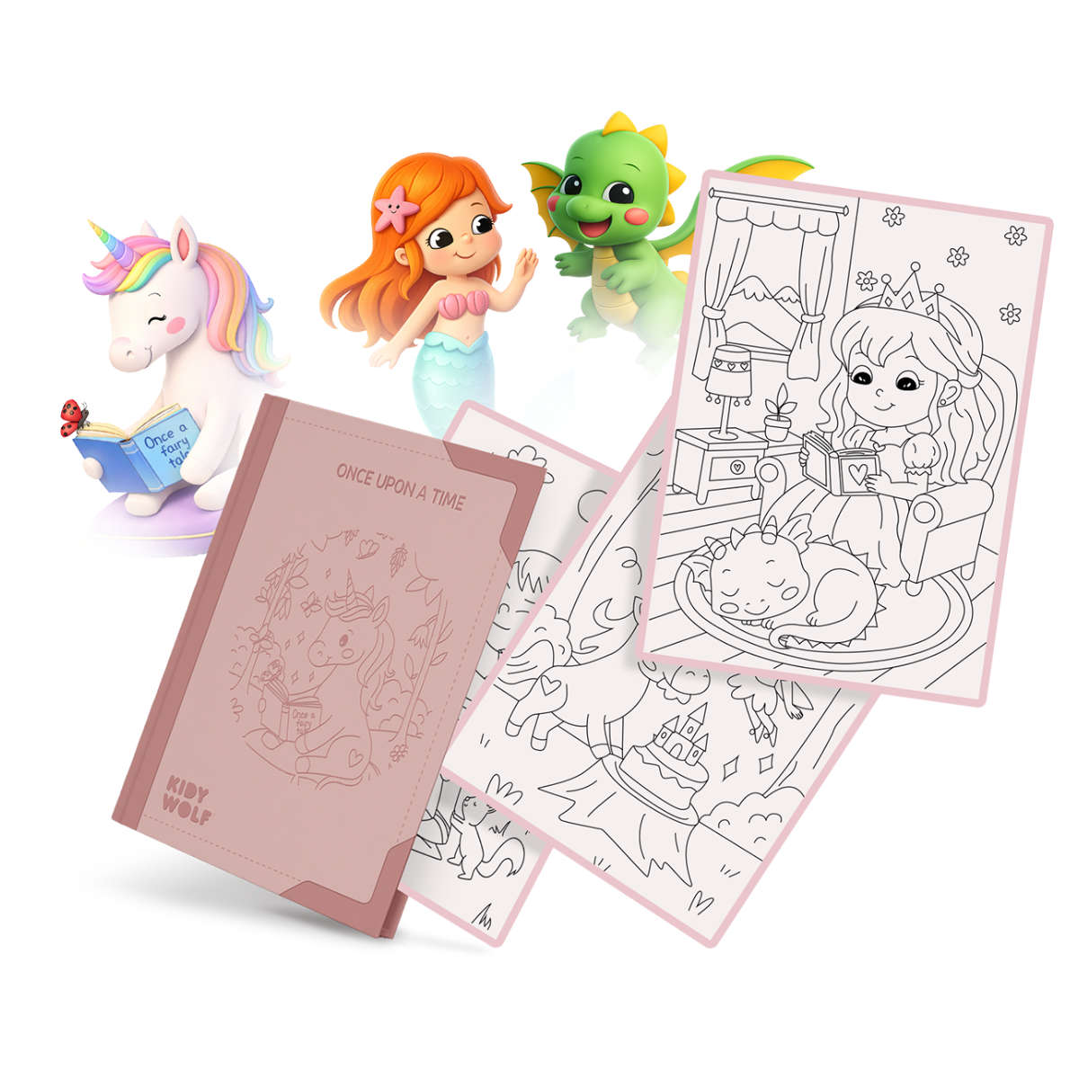 Kidywolf Navulset voor Kidydraw Pad