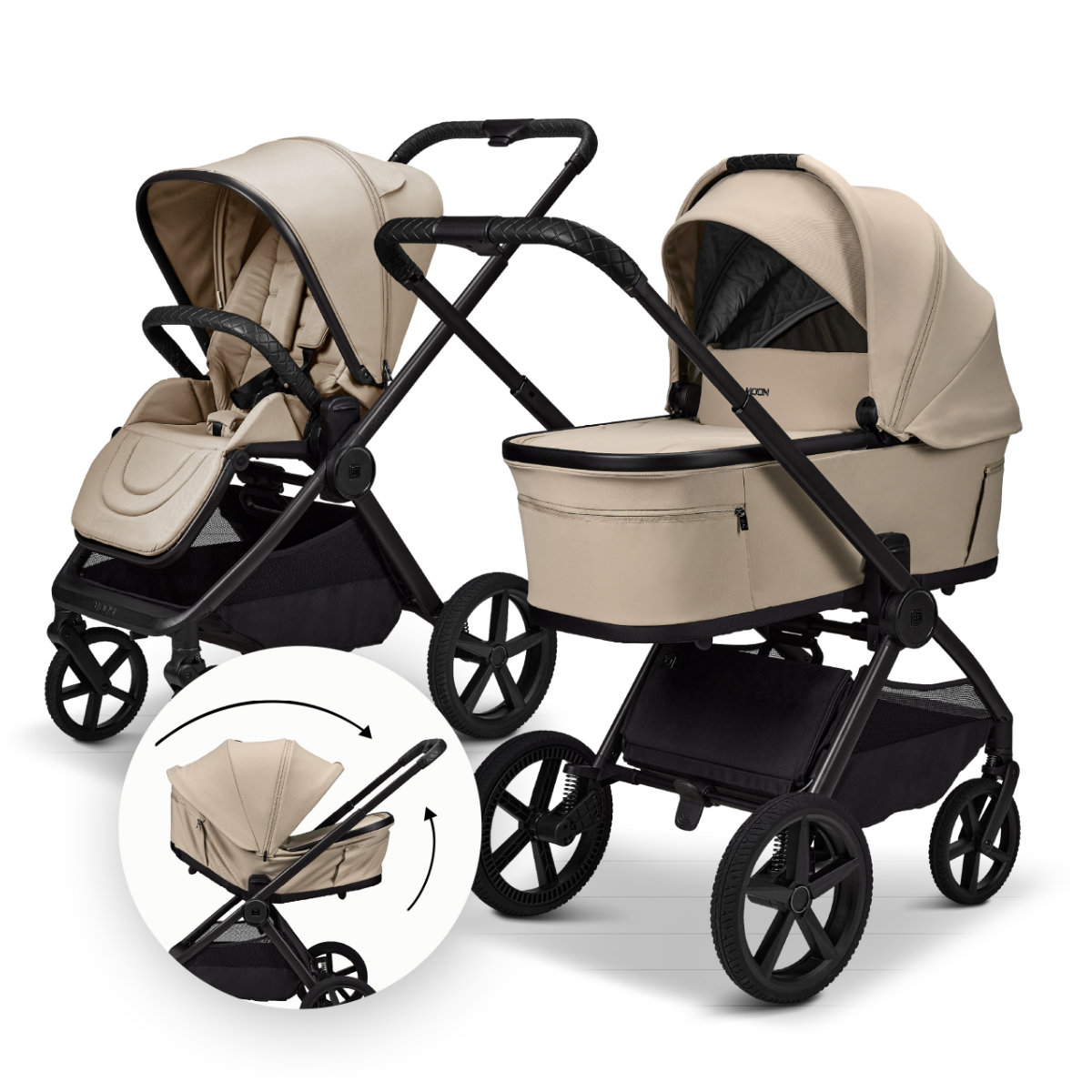 Moon Gio Fold Kinderwagen 2-in-1 2026