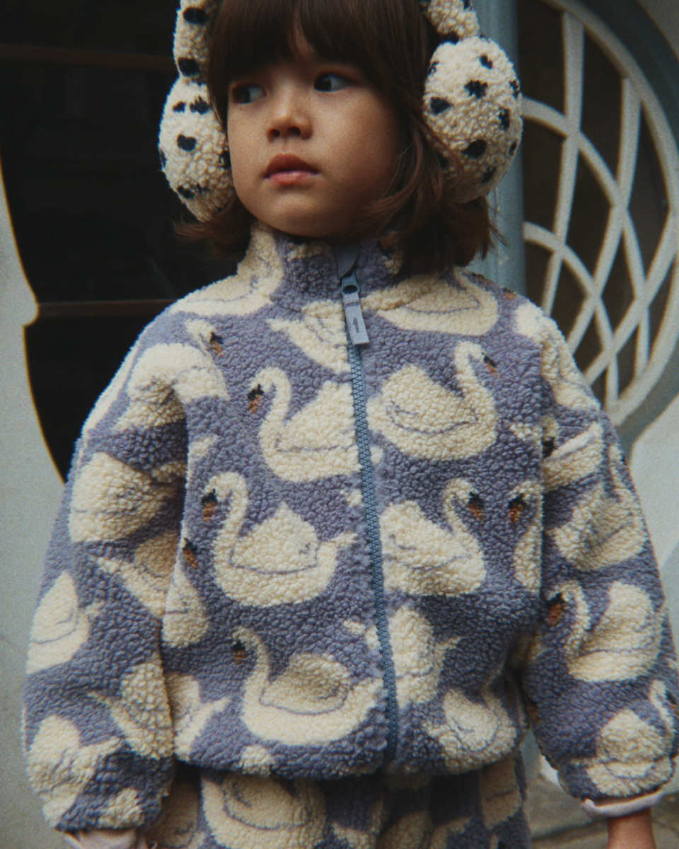 Konges Sløjd Jody Teddy Fleece Jas, 9M-4Y
