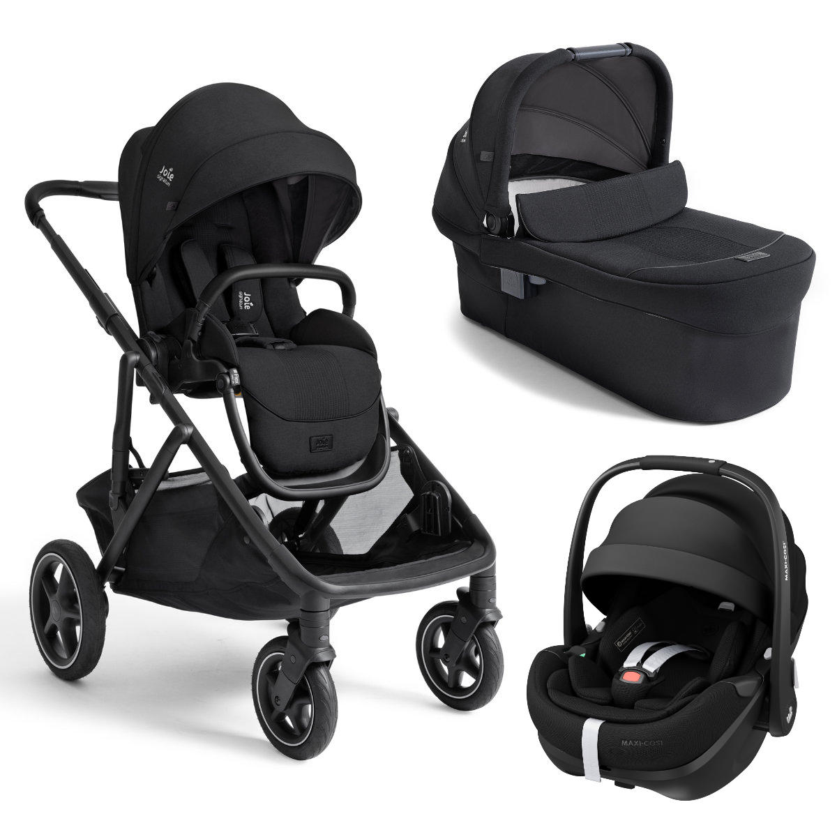 Joie Signature Versiti Kinderwagen Set 3-in-1 incl. Maxi Cosi Pebble 360 Pro2 Autostoel