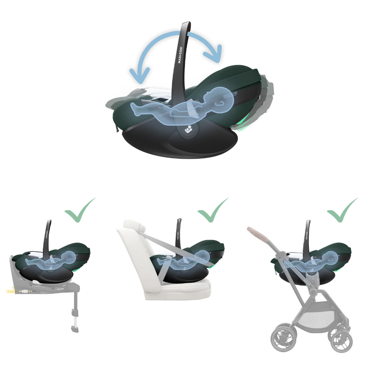 Maxi Cosi Pebble 360 Pro2 i-Size Babyautostoeltje