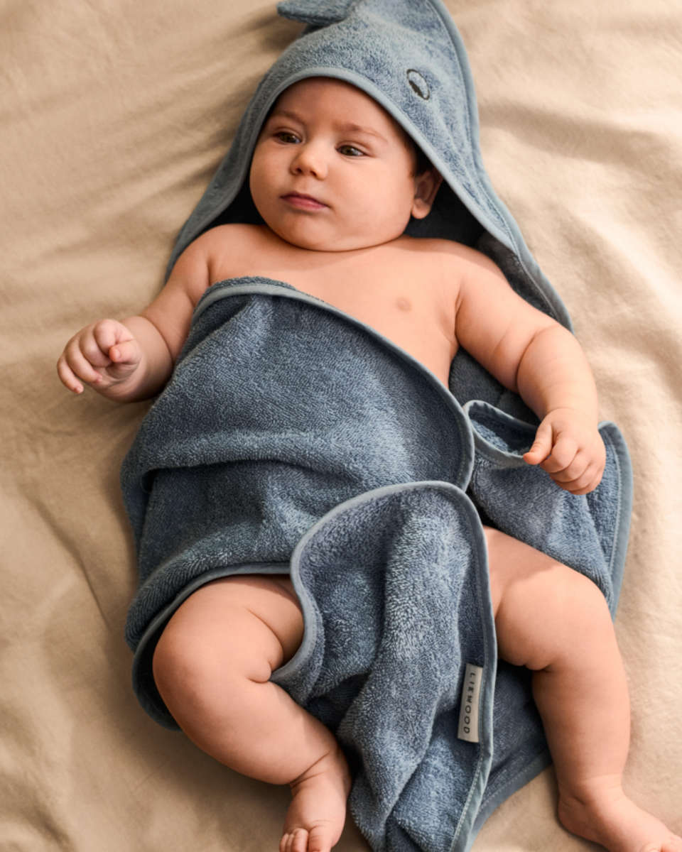 Liewood Albert Baby Badcape met Capuchon