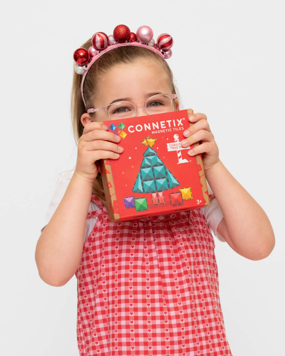 Connetix Magnetische Bouwtegels Kerstboomset – 16-delig