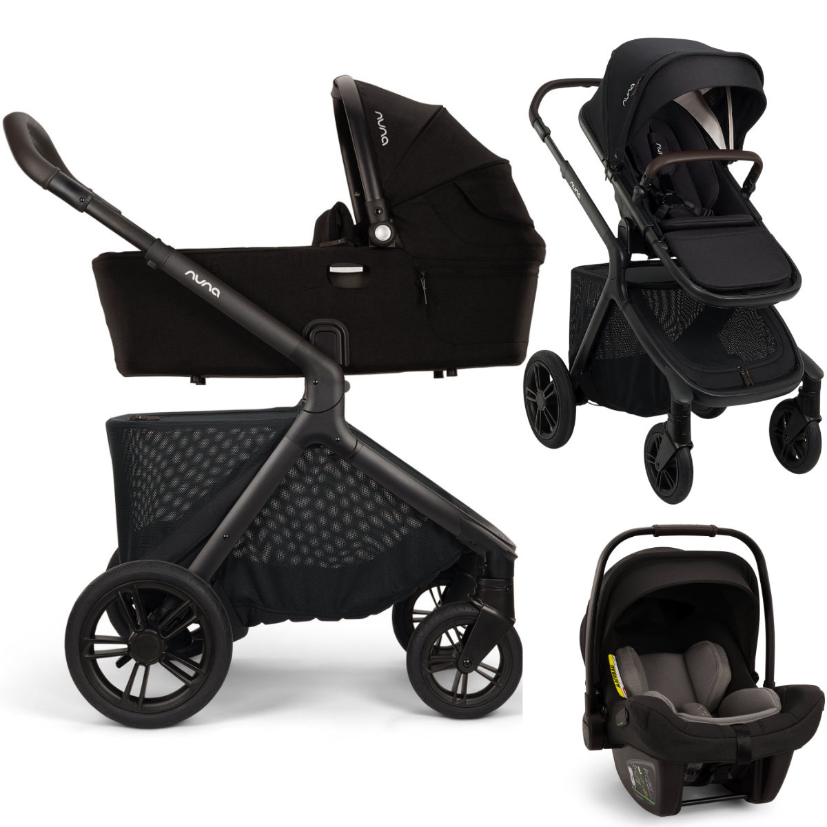 Nuna DEMI Icon 3-in-1 Kinderwagen incl. Nuna PIPA Next i-Size Baby-autostoel