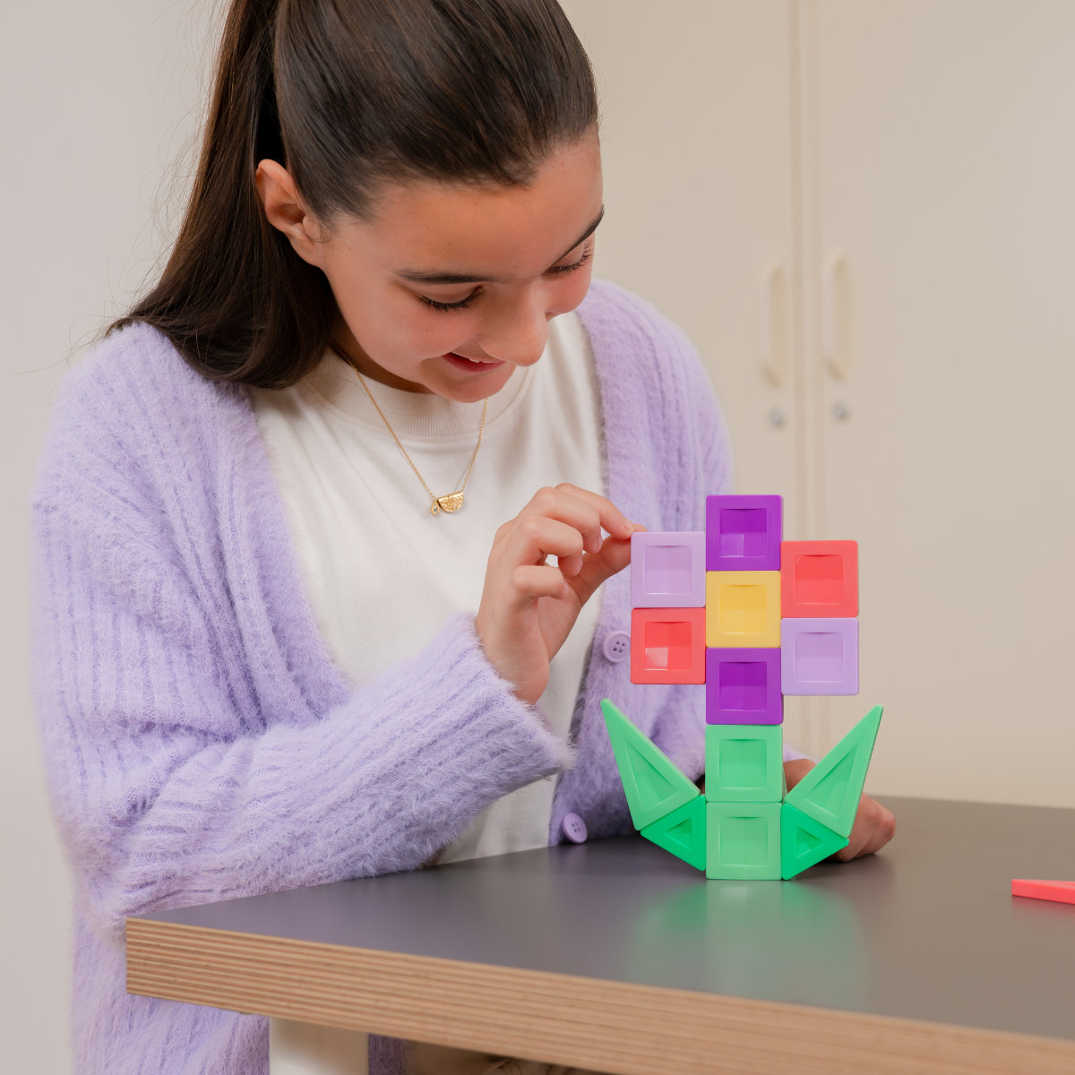 Connetix PRO Magnetische Tegels – Flowers Pack – 21-delig