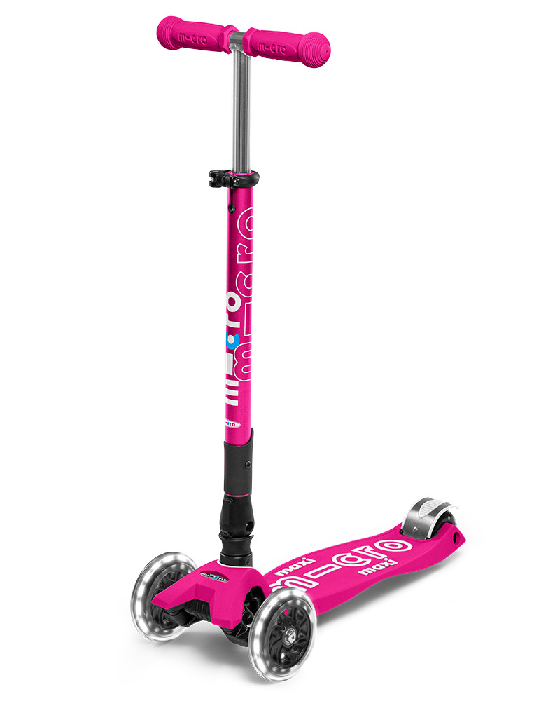 Maxi Micro Deluxe Opvouwbaar met LED Wielen