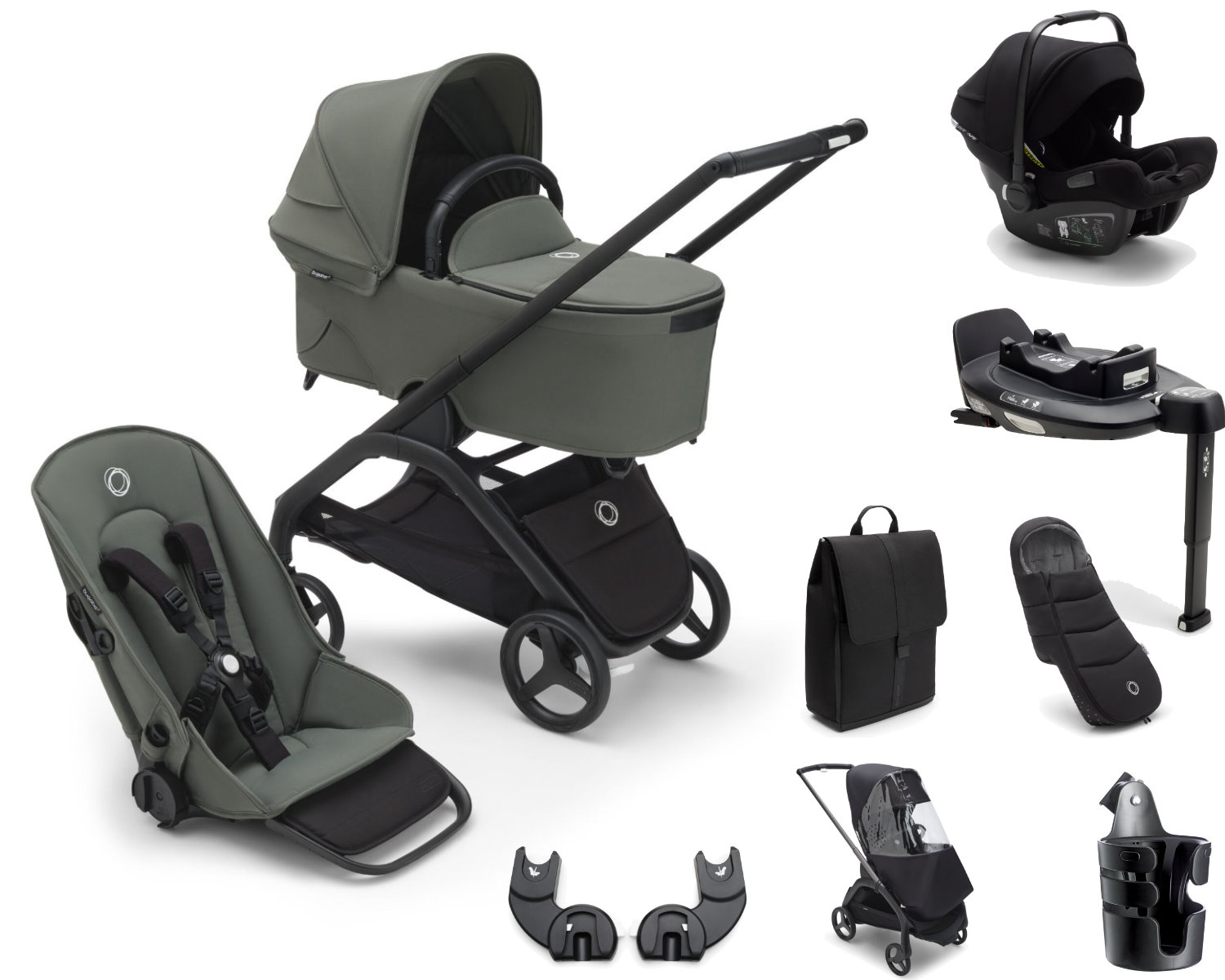 Bugaboo Dragonfly Kinderwagen Set All in One