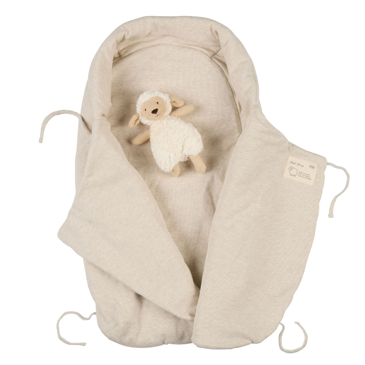 Voksi Wool Wrap Voetenzak voor Baby's 0–6 Maanden