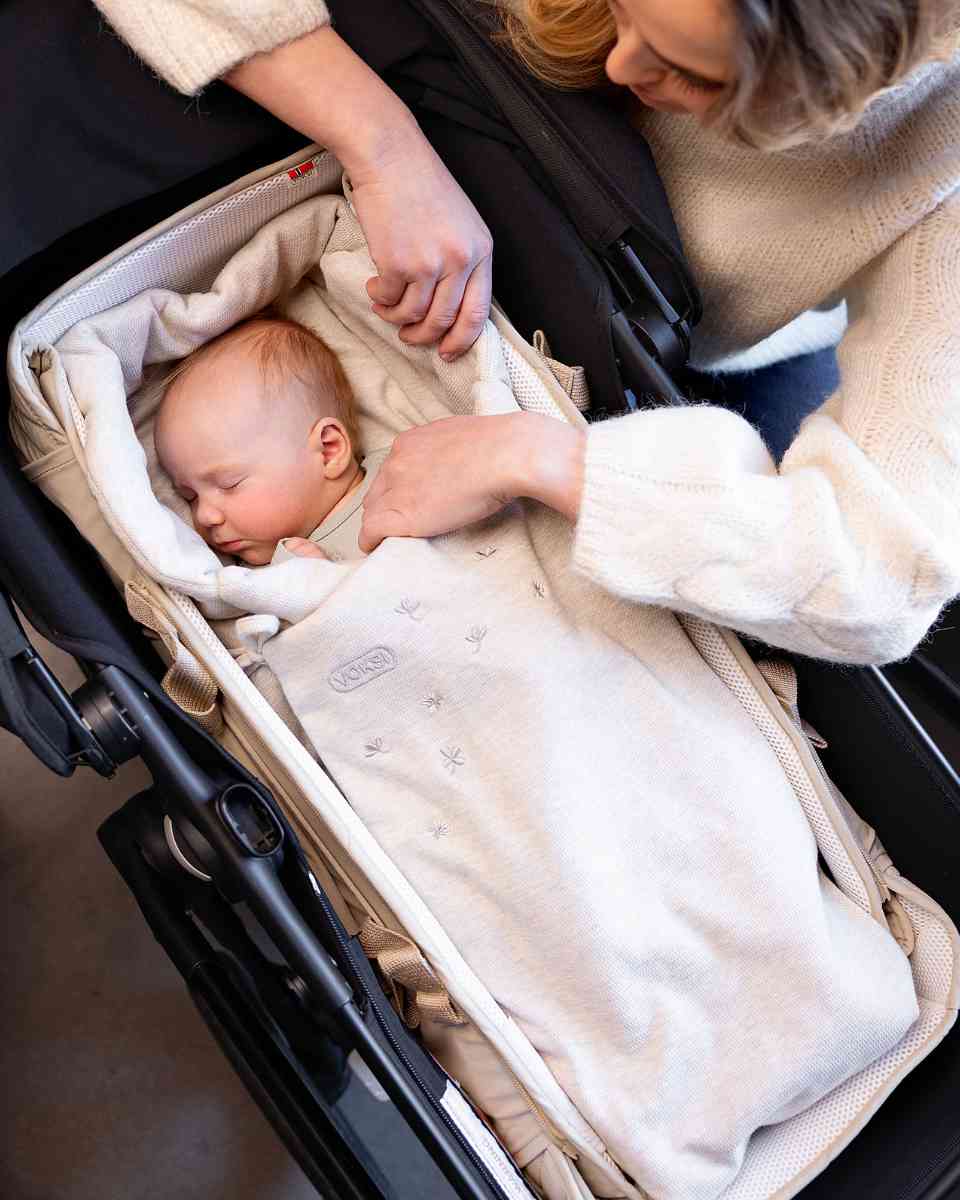 Voksi Wool Wrap Voetenzak voor Baby's 0–6 Maanden