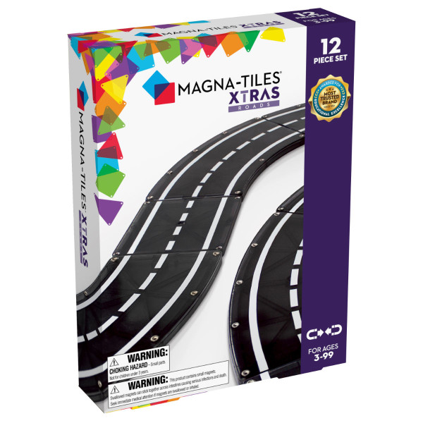 Magna-Tiles Wegenset - 12-delig