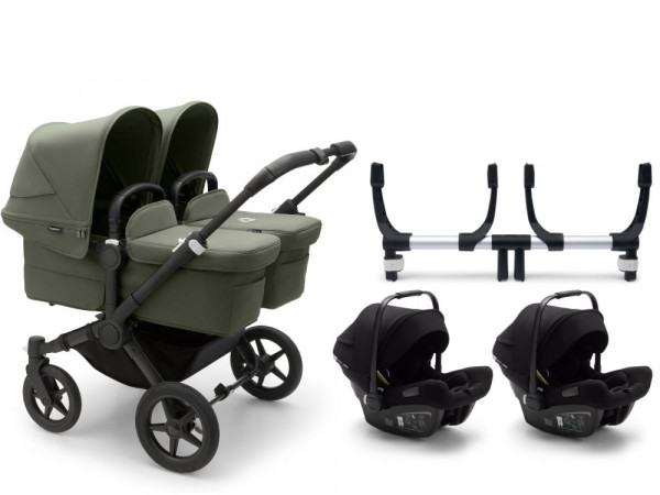 Bugaboo Donkey 5 Twin Wandelwagen Set 3 in 1 incl. Bugaboo Turtle Air