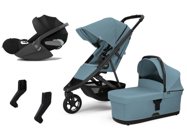 Thule Spring 2 kinderwagen set 3-in-1 incl. Cybex Cloud T i-Size autostoeltje