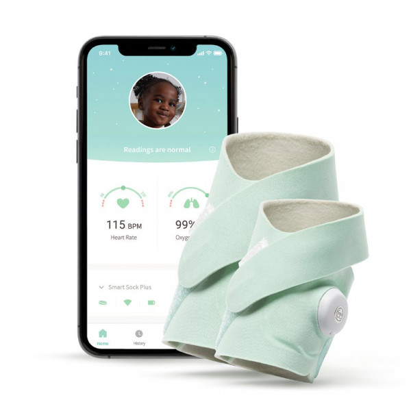 Owlet Smart Sock Plus Babyfoon (0-5 jaar)