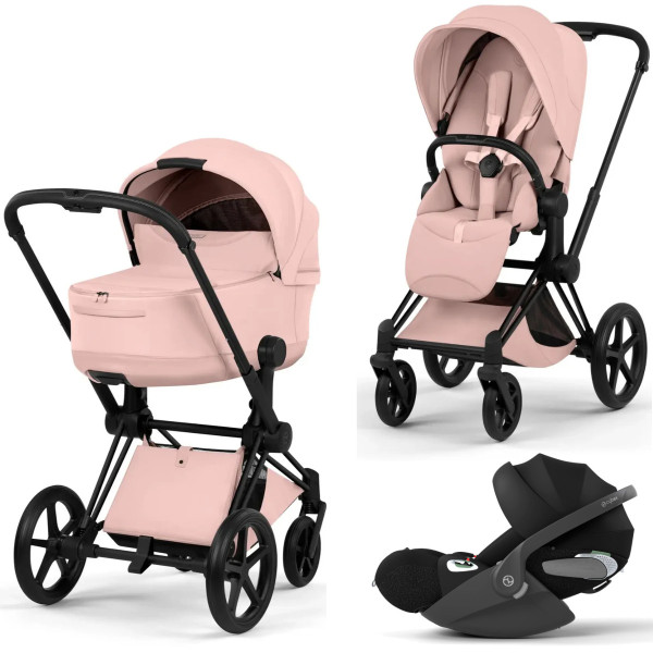 Cybex Priam 5 Style Kinderwagen Set 3 in 1 incl. Cloud T i-Size Autostoel – Premium Travelsysteem