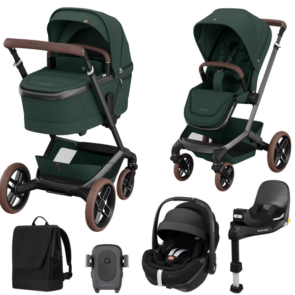 Maxi Cosi Fame Kinderwagen 3-in-1 Set incl. Pebble 360 Pro2 i-Size + Gratis FamilyFix 360 Pro + Gratis Accessoires