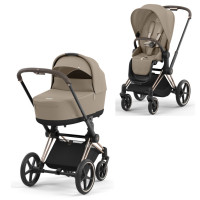 Cybex Priam Combi Kinderwagen met Lux Reiswieg Cybex Priam Combi Kinderwagen met Lux Reiswieg