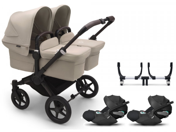 Bugaboo Donkey 5 Twin Wandelwagen Set 3 in 1 incl. Cybex Cloud T i-Size