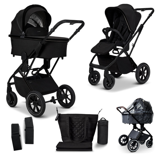 Moon PIU Kinderwagen Set 3 in 1 inclusief Accessoires