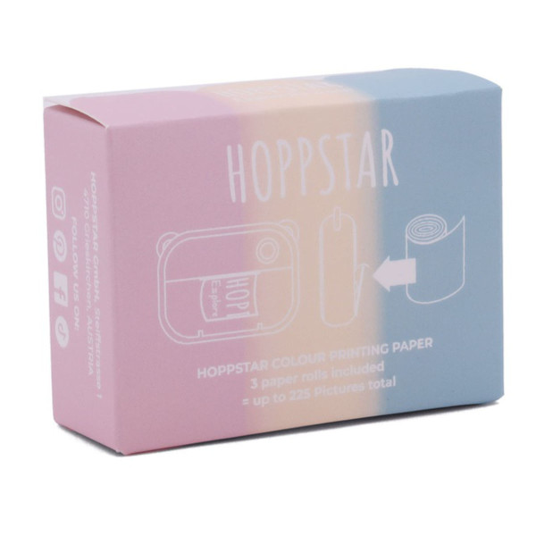Hoppstar Papierrollen 3-Pack Navulset - Gekleurd