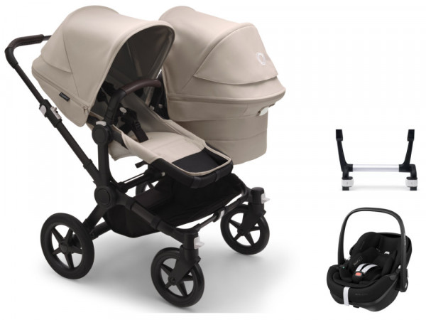 Bugaboo Donkey 5 Duo kinderwagen set 3 in 1 incl. Maxi Cosi Pebble 360 Pro2 i-Size Babyautostoeltje