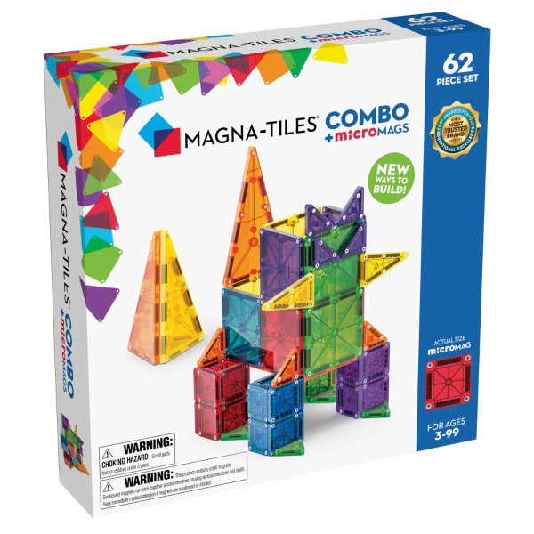 Magna-Tiles microMAGS Kombo - 62-delig