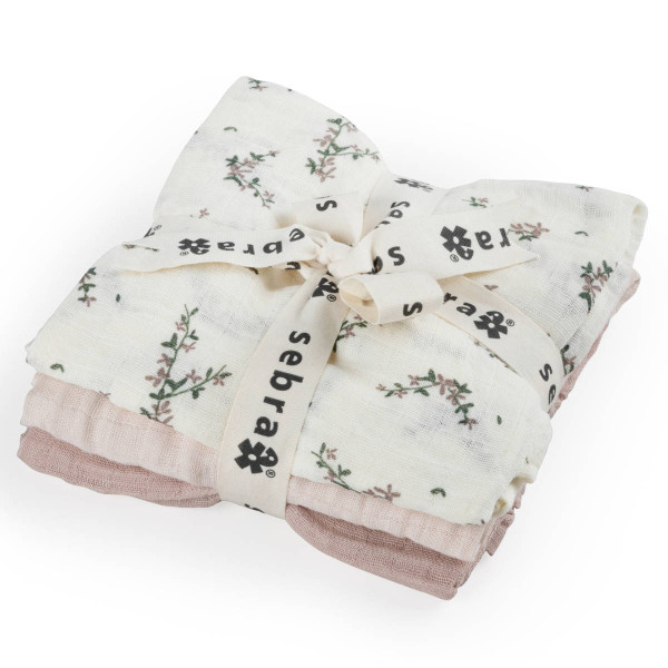 Sebra Hydrofiele Doeken, 3-Pack