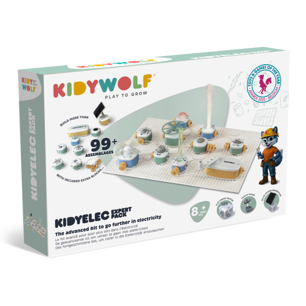 Kidywolf Kidyelec-Pro Expert Set – Elektriciteit spelenderwijs ontdekken voor kinderen