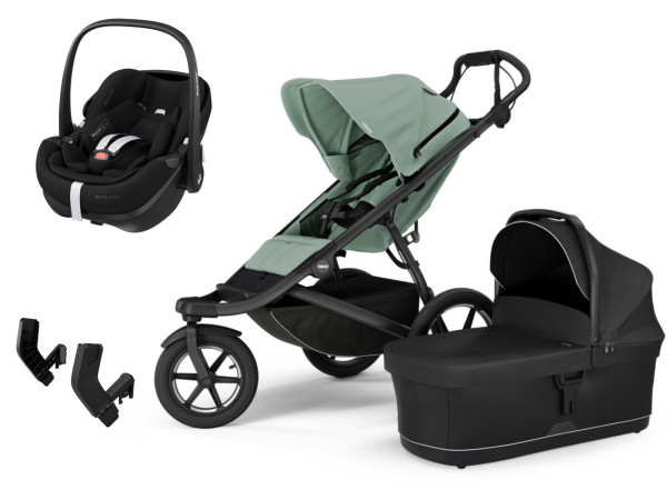 Thule Urban Glide 3 Kinderwagen Set 3-in-1 incl. Maxi Cosi Pebble 360 Pro 2 Autostoeltje