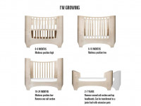 Preview: Leander Babybett 70x120cm Preview: Leander Babybett 70x120cm