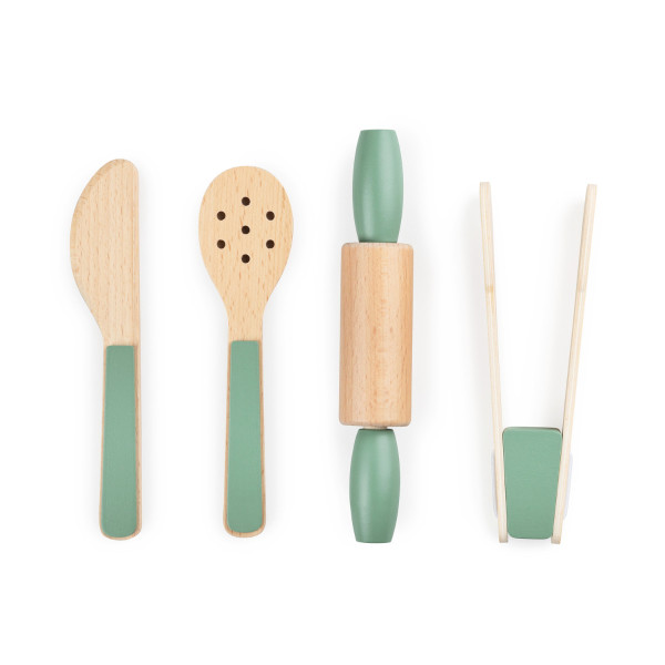 Sebra Houten Keukengerei Set, 100% FSC