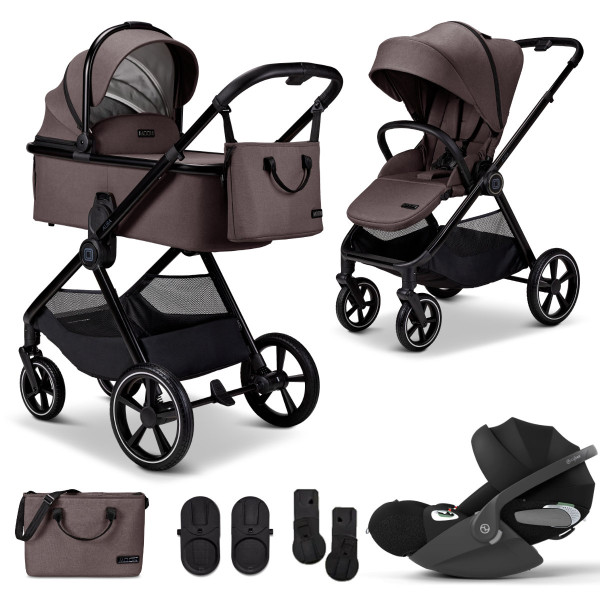 Moon Aura Kinderwagen Set 3 in 1 inclusief Cybex Cloud T i-Size Babystoeltje 2026