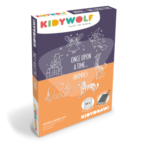 Kidywolf Navulset voor Kidydraw Mini Tekenbord