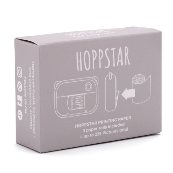Hoppstar Papierrollen 3-Pack Navulset - Wit
