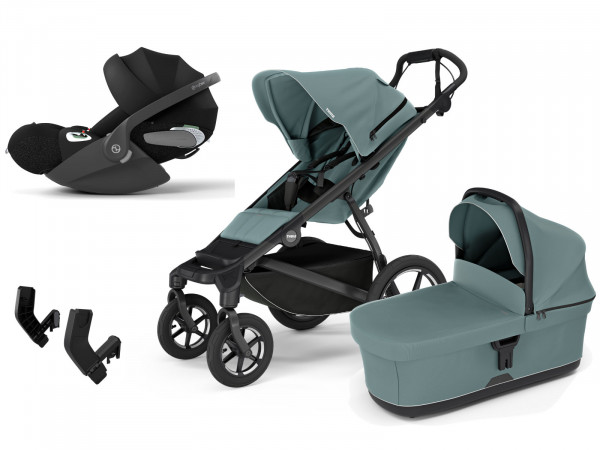 Thule Urban Glide 4-wheel Kinderwagenset 3 in 1 incl. Cybex Cloud T Autostoeltje