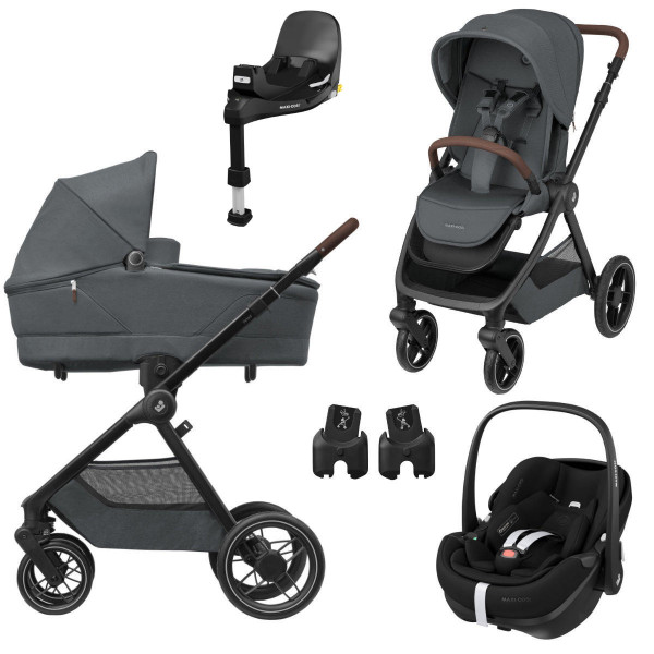 Maxi-Cosi Oxford+ Kinderwagenset 3-in-1 incl. Pebble 360 Pro2 + FamilyFix 360 Pro Base