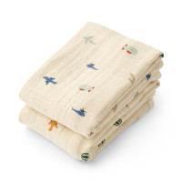 Preview: Liewood Lewis hydrofiele doeken, 2 stuks Preview: Liewood Lewis hydrofiele doeken, 2 stuks