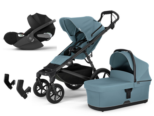 Thule Urban Glide 4-wheel Kinderwagenset 3 in 1 incl. Cybex Cloud T Autostoeltje