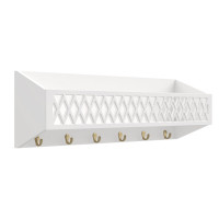 Cam Cam Copenhagen Harlequin Wandplank met Haken, FSC Mix Cam Cam Copenhagen Harlequin Wandplank met Haken, FSC Mix