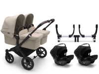 Bugaboo Donkey 5 Twin Wandelwagen Set 3 in 1 incl. Bugaboo Turtle Air Bugaboo Donkey 5 Twin Wandelwagen Set 3 in 1 incl. Bugaboo Turtle Air