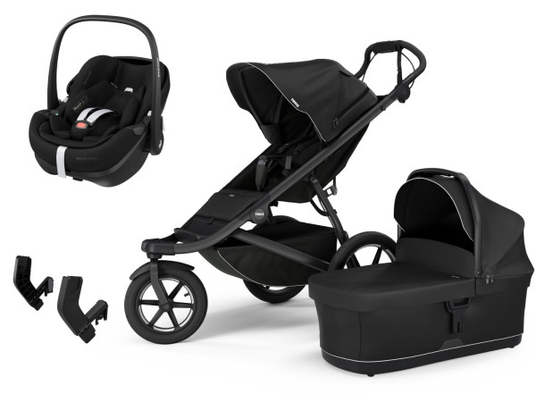 Thule Urban Glide 3 Kinderwagen Set 3-in-1 incl. Maxi Cosi Pebble 360 Pro 2 Autostoeltje